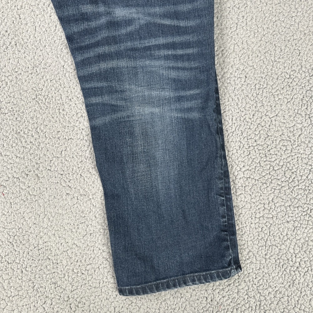 Silver Jeans Co Eddie Jeans Men 36x27* Blue Straight Leg Stretch Faded Whiskered - Picture 16 of 16